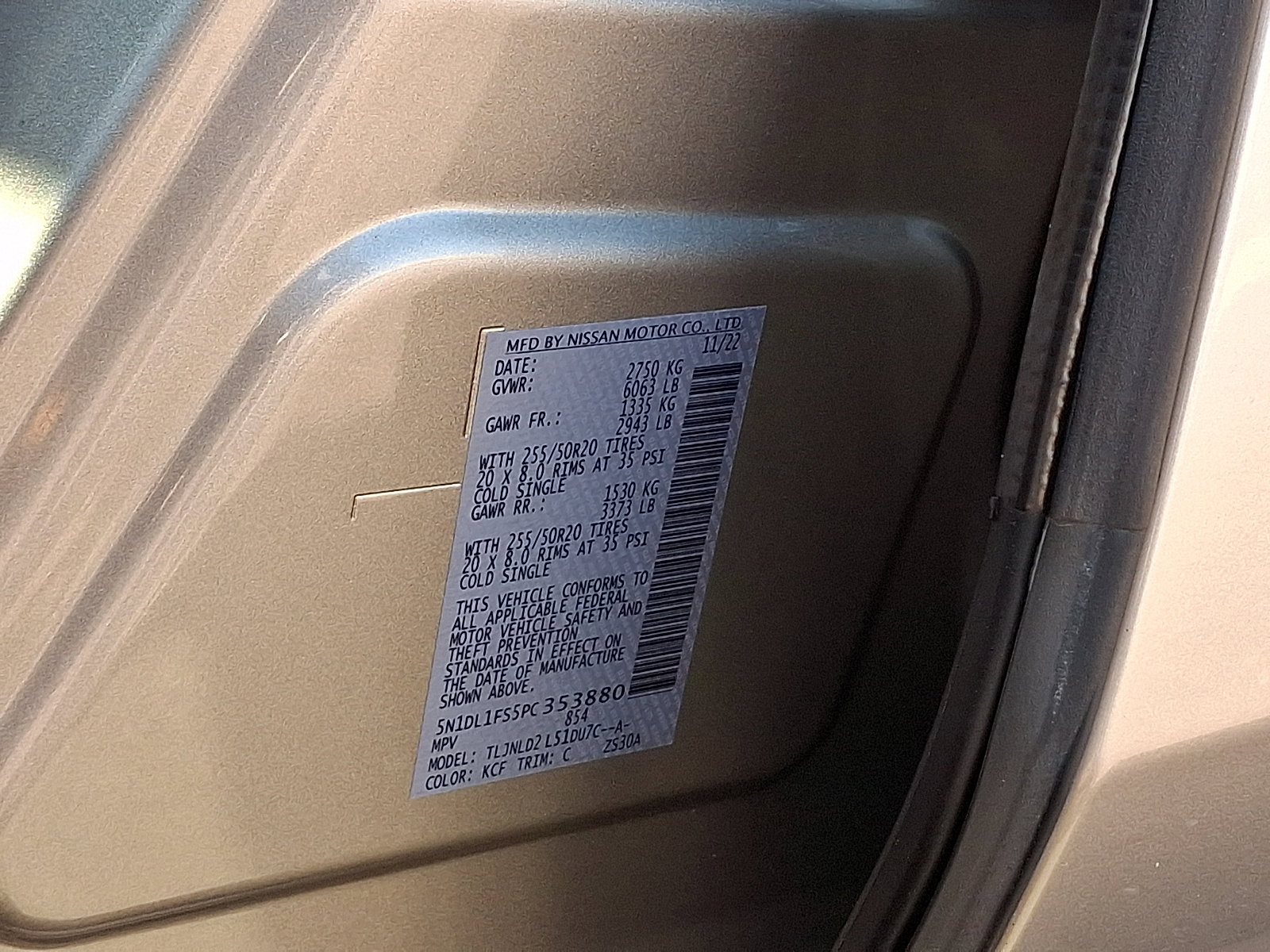 Certified 2023 INFINITI QX60 Luxe w/ Cargo Package image 28