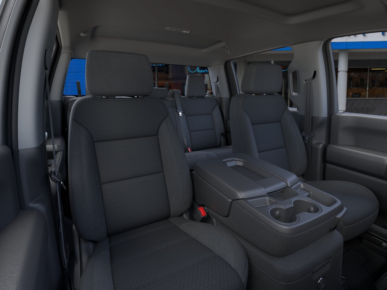 New 2026 Chevrolet Silverado 1500 Custom w/ Turbomax Blackout Package AWD/4WD image 16