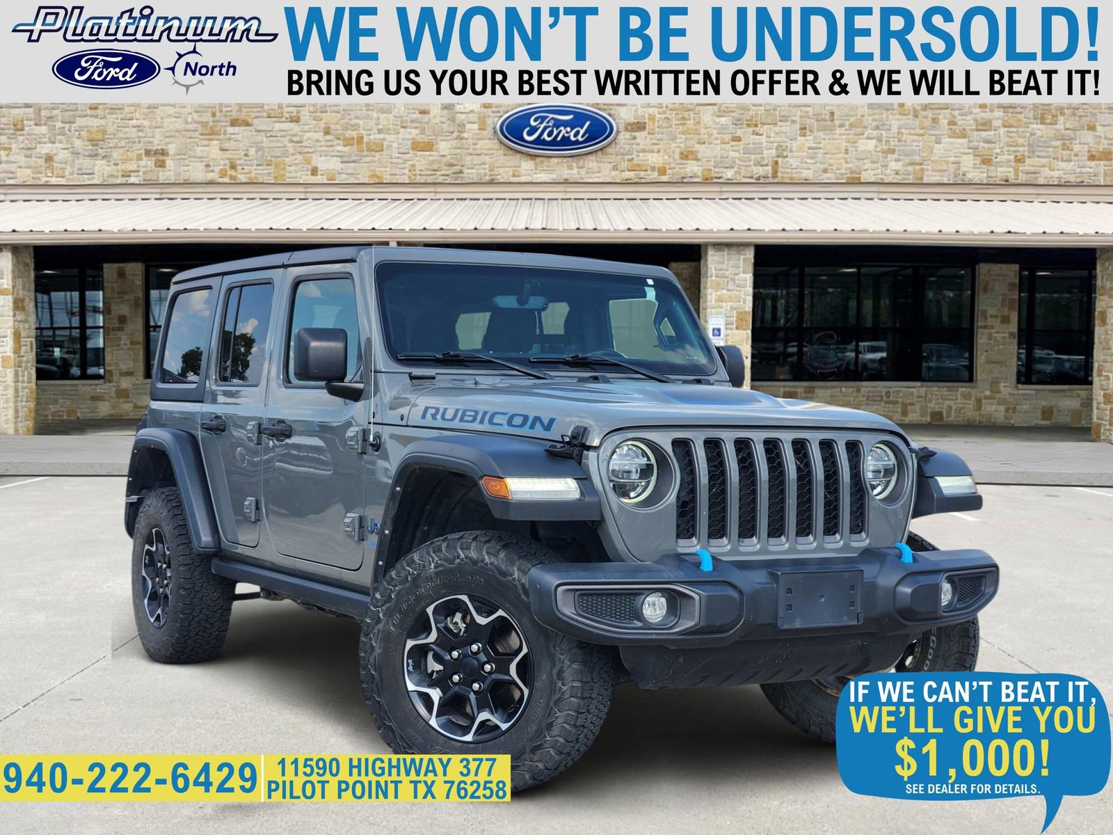 Used 2021 Jeep Wrangler Unlimited Rubicon 4xe w/ Cold Weather Group