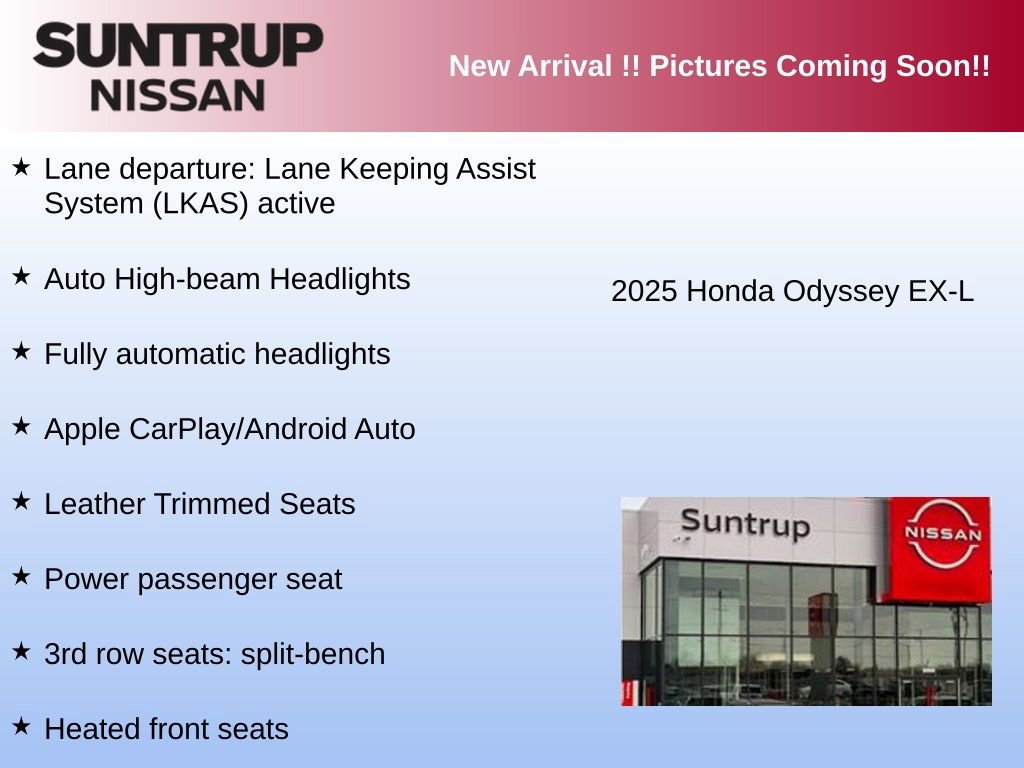 Used 2025 Honda Odyssey EX-L image 3