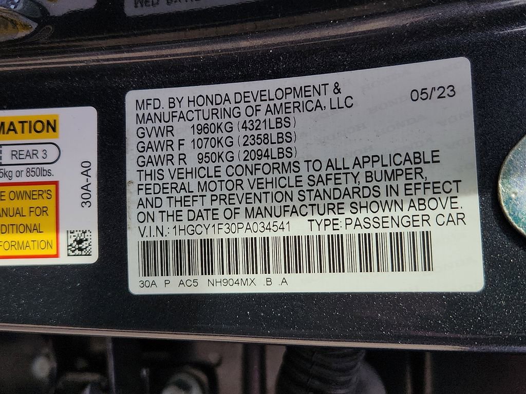 Used 2023 Honda Accord EX image 27