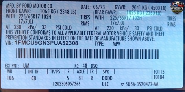 Used 2023 Ford Escape Active w/ Tech Pack #1 AWD/4WD image 25