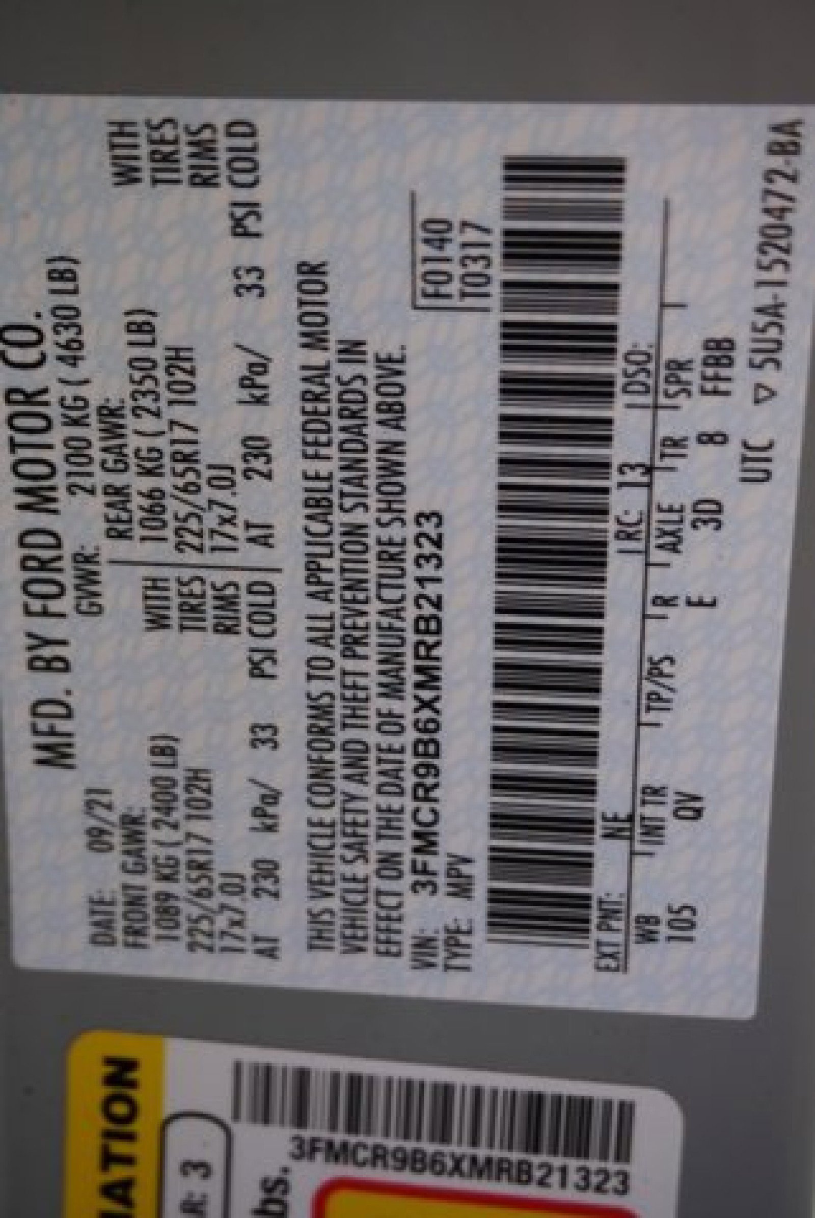 Used 2021 Ford Bronco Sport Big Bend w/ Big Bend Package (96B) image 33