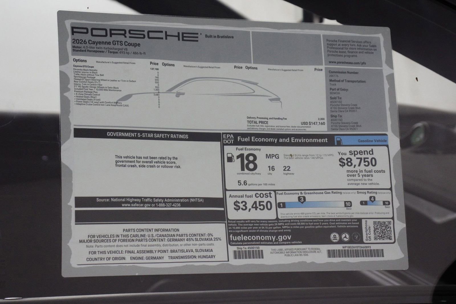 New 2026 Porsche Cayenne GTS image 25