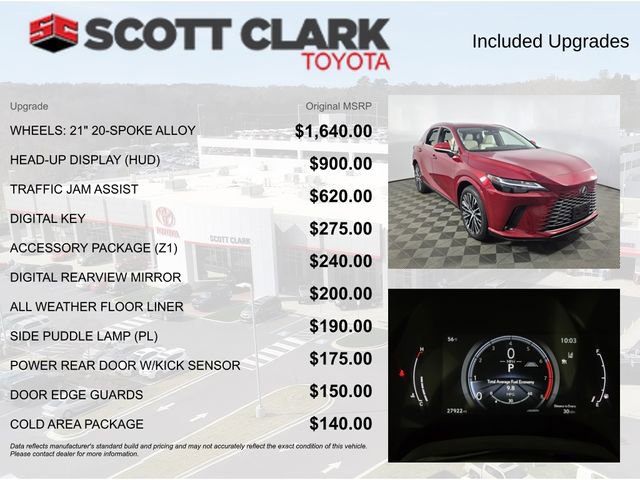 Used 2023 Lexus RX 350 Premium Plus w/ Accessory Package (Z1) image 8