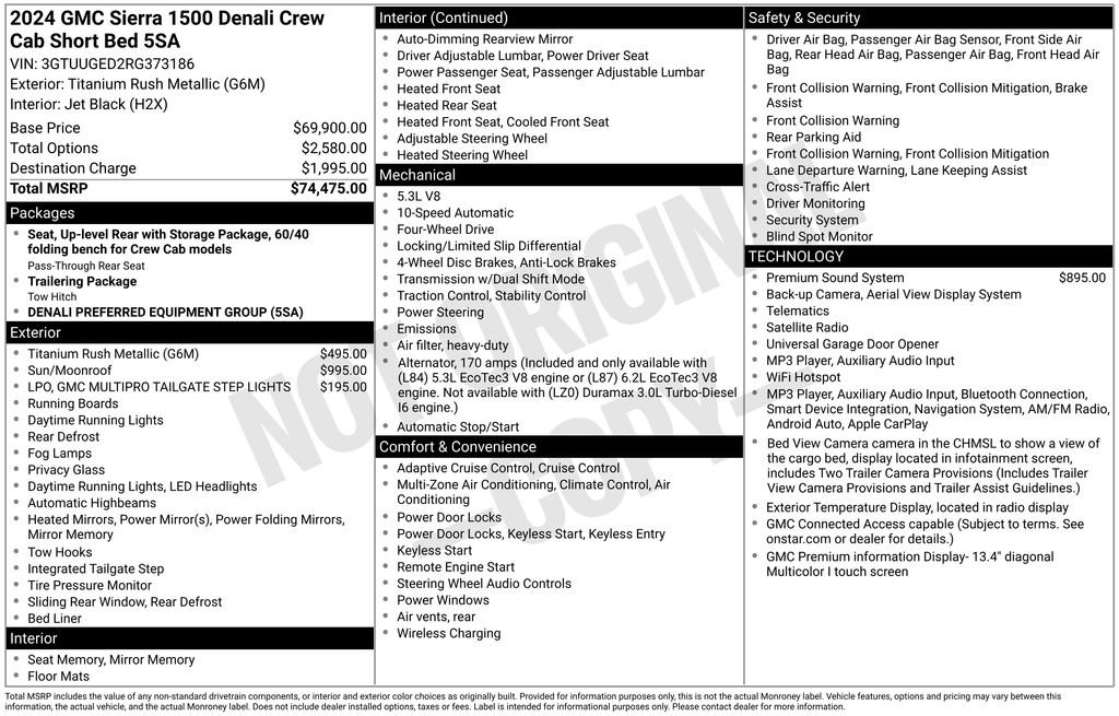 Used 2024 GMC Sierra 1500 Denali AWD/4WD image 4