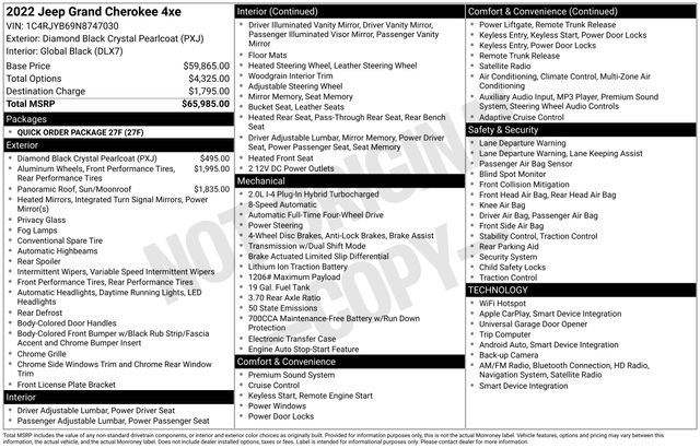 Used 2022 Jeep Grand Cherokee Limited 4xe image 30