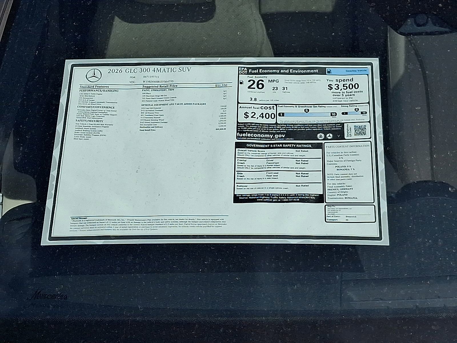 New 2026 Mercedes-Benz GLC 300 4MATIC image 19