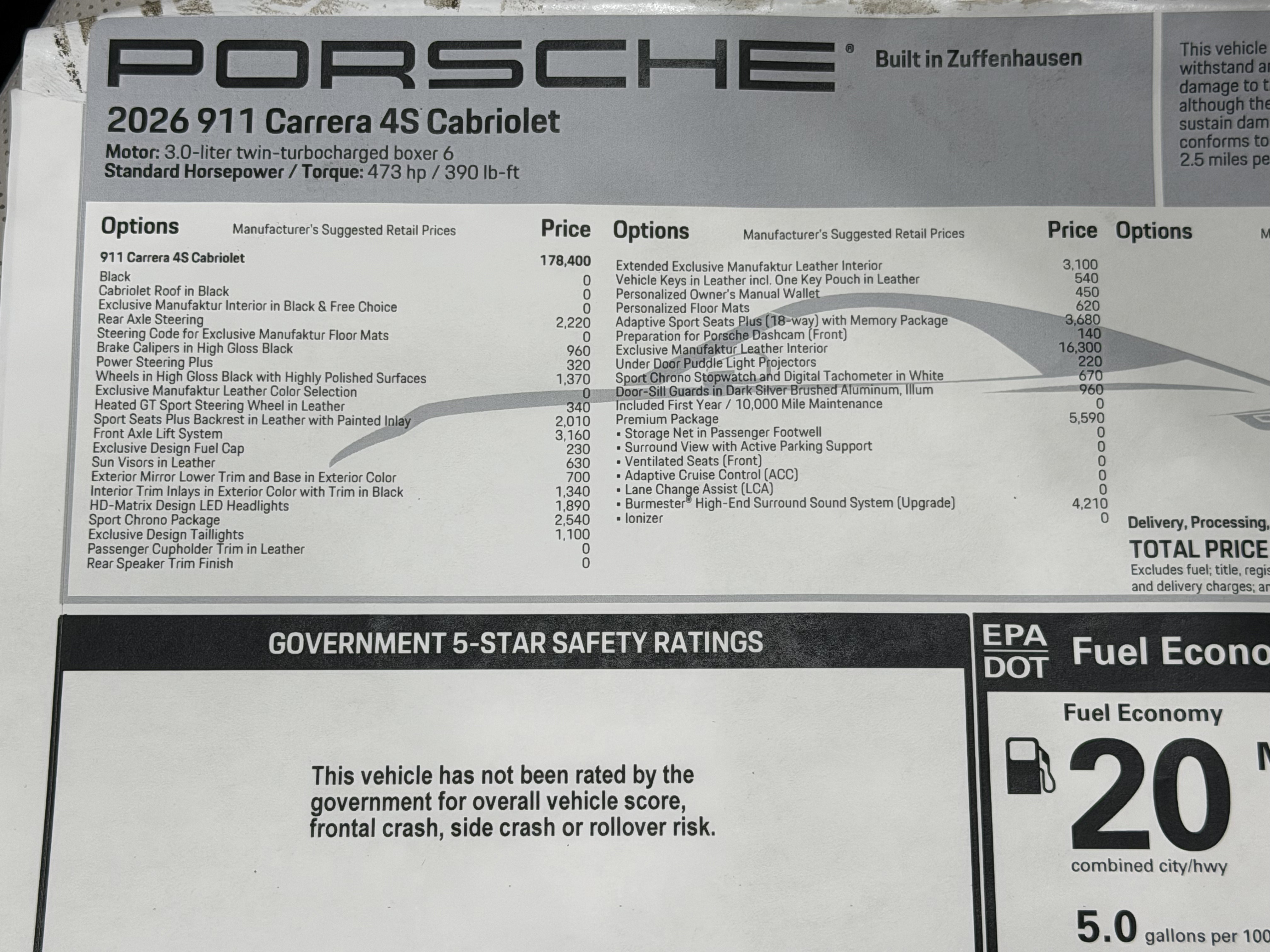 New 2026 Porsche 911 Carrera S image 62