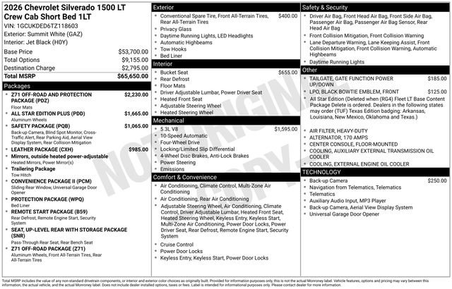 New 2026 Chevrolet Silverado 1500 LT image 2