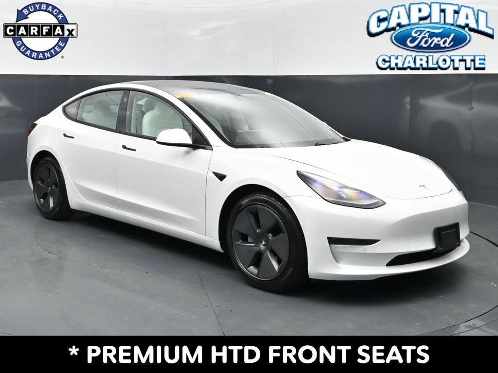 Used 2021 Tesla Model 3 Long Range AWD/4WD image 3