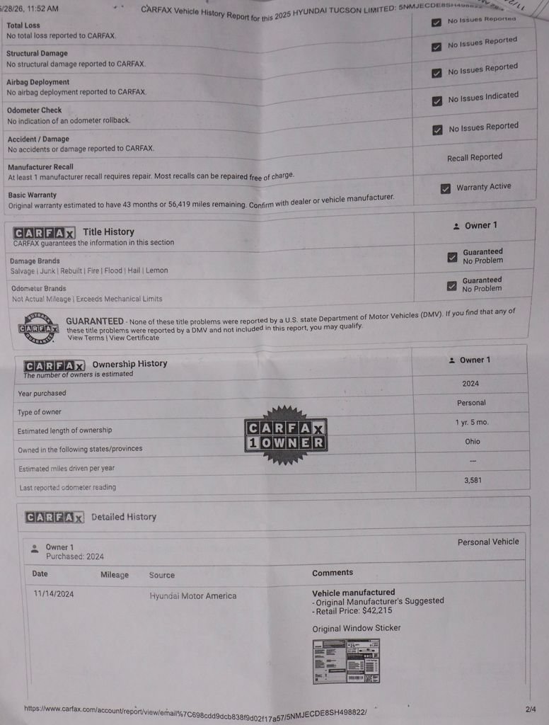 Certified 2025 Hyundai Tucson Limited AWD/4WD image 8