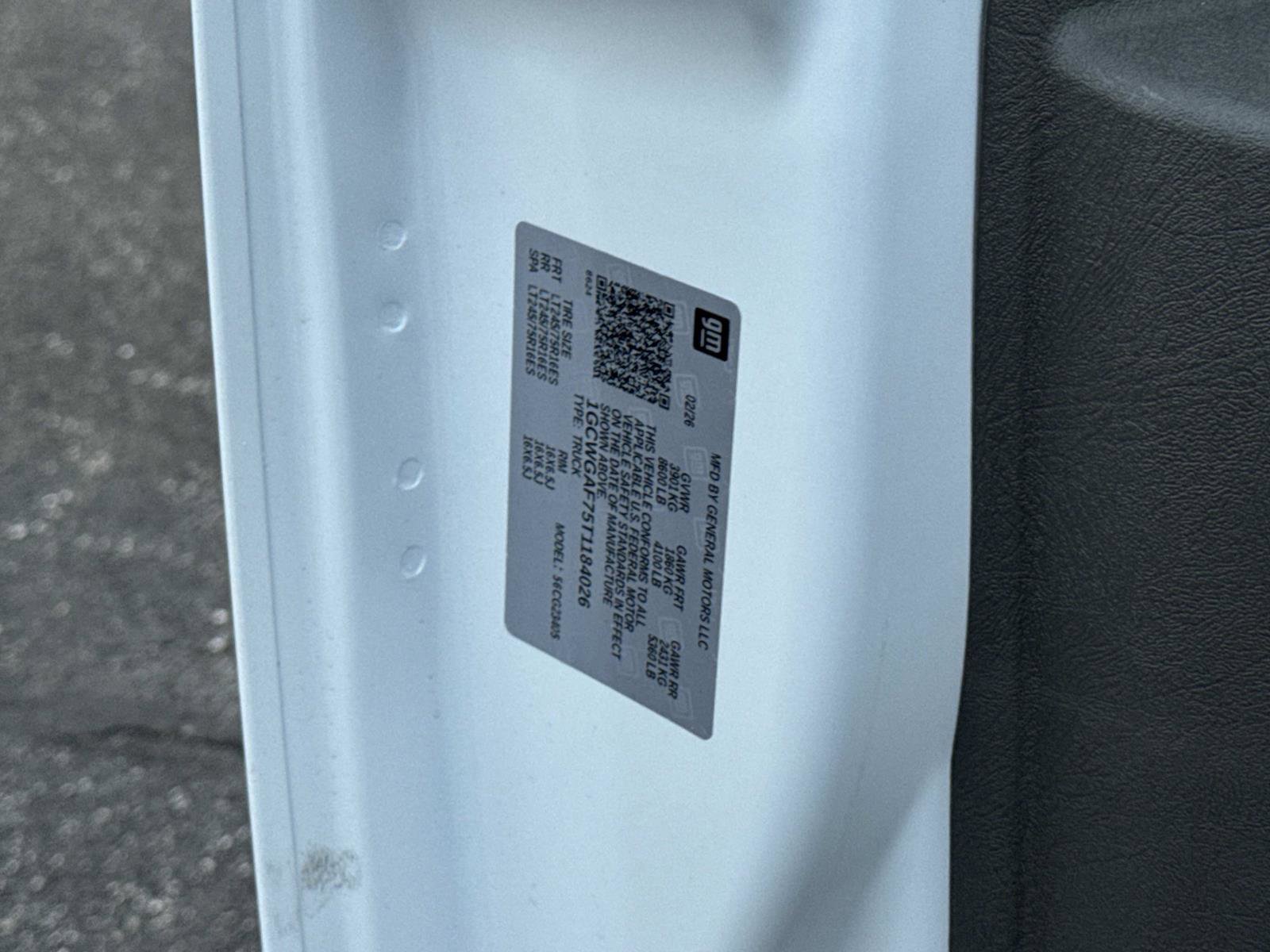 New 2026 Chevrolet Express 2500 w/ Driver Convenience Package RWD image 26