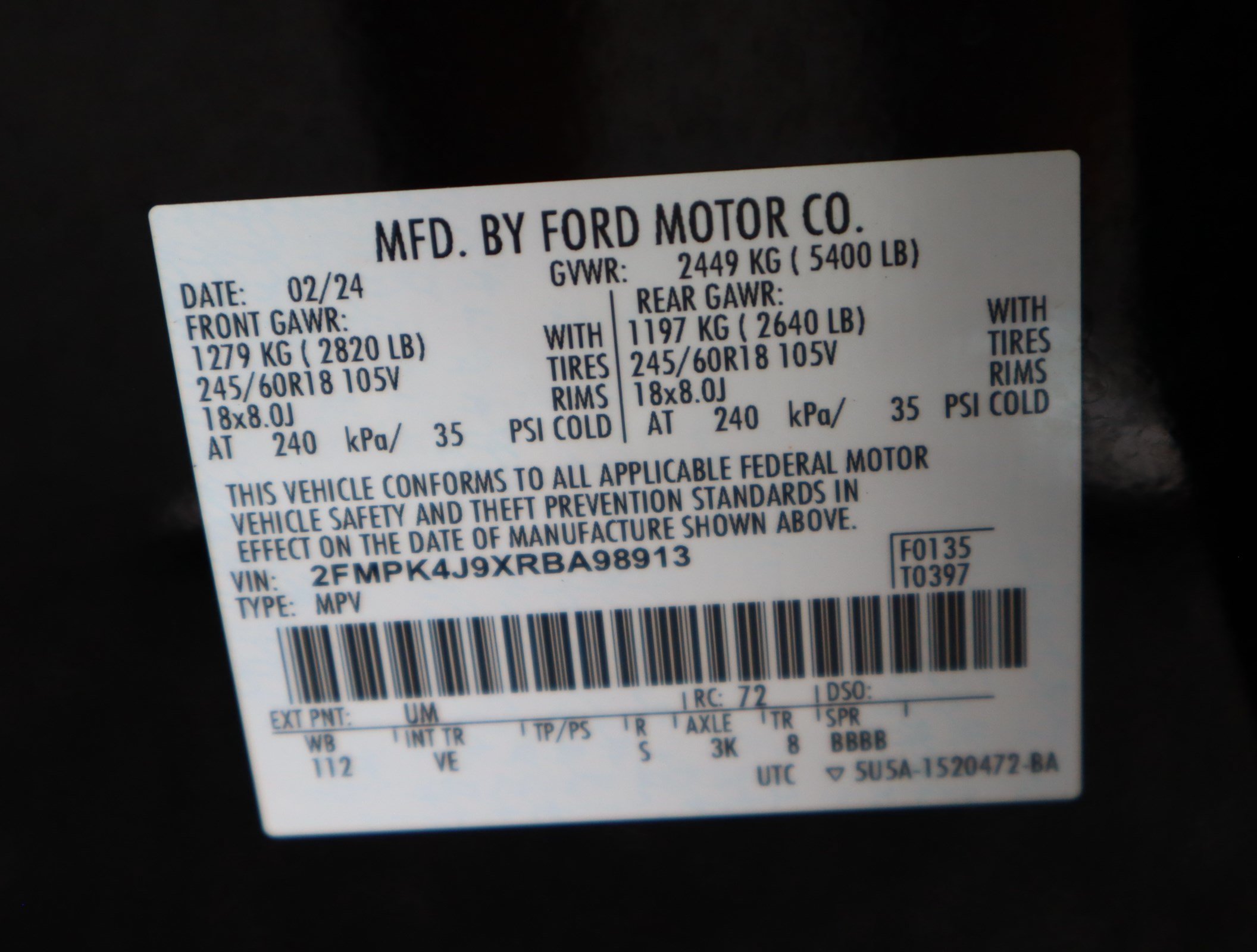 Used 2024 Ford Edge SEL AWD/4WD image 40