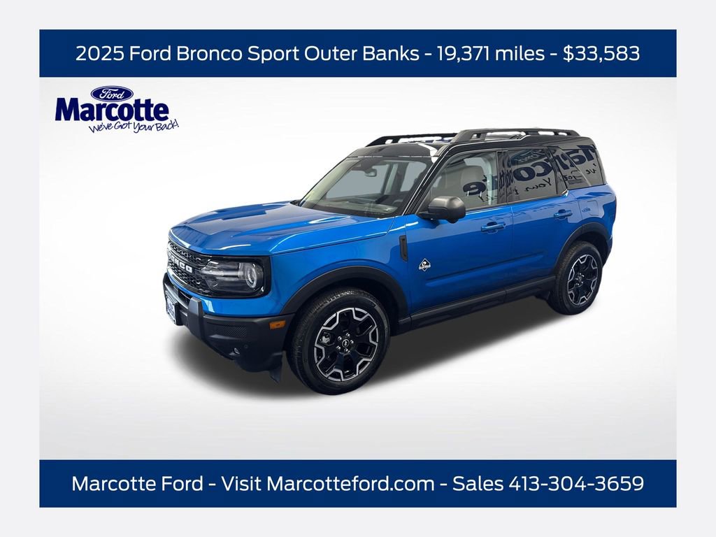 Certified 2025 Ford Bronco Sport Outer Banks w/ Outer Banks Tech Package+