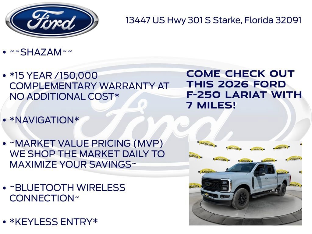 New 2026 Ford F250 Lariat image 5