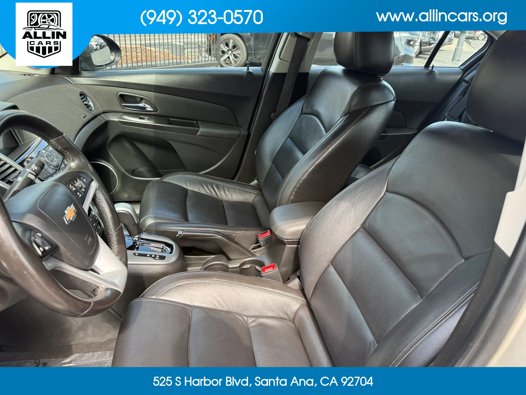 Used 2014 Chevrolet Cruze LTZ w/ RS Package FWD image 8