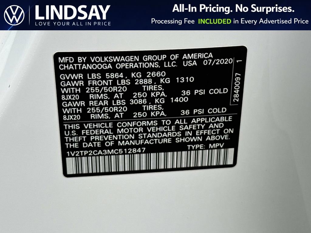 Used 2021 Volkswagen Atlas SEL Premium image 26