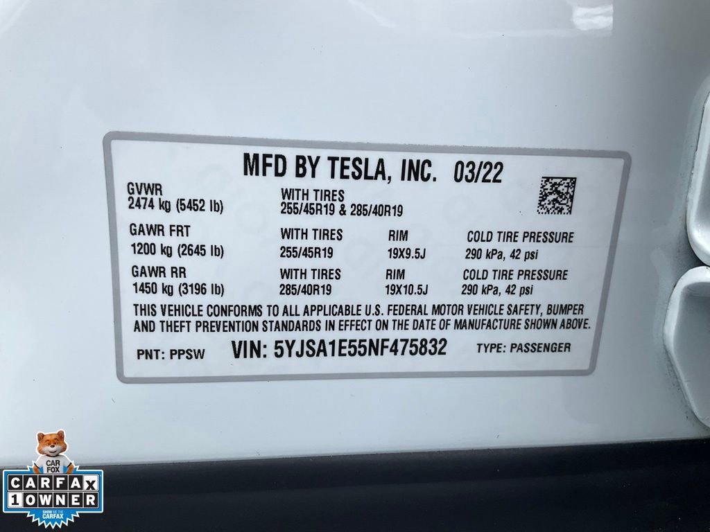 Used 2022 Tesla Model S AWD/4WD image 25