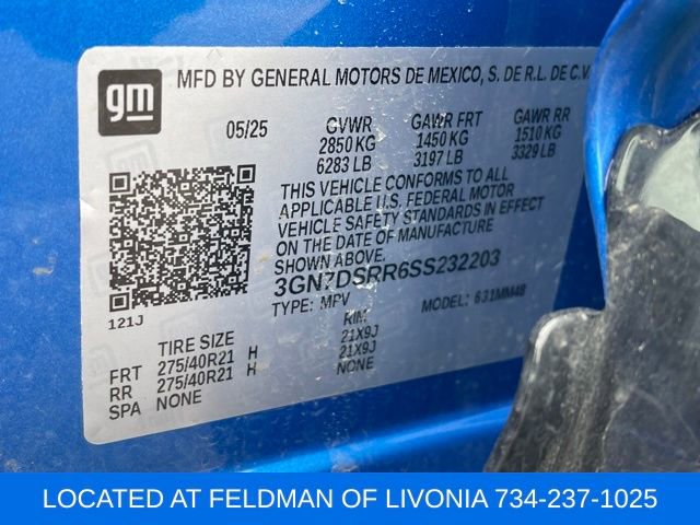 Used 2025 Chevrolet Equinox EV RS w/ Convenience Package II image 10