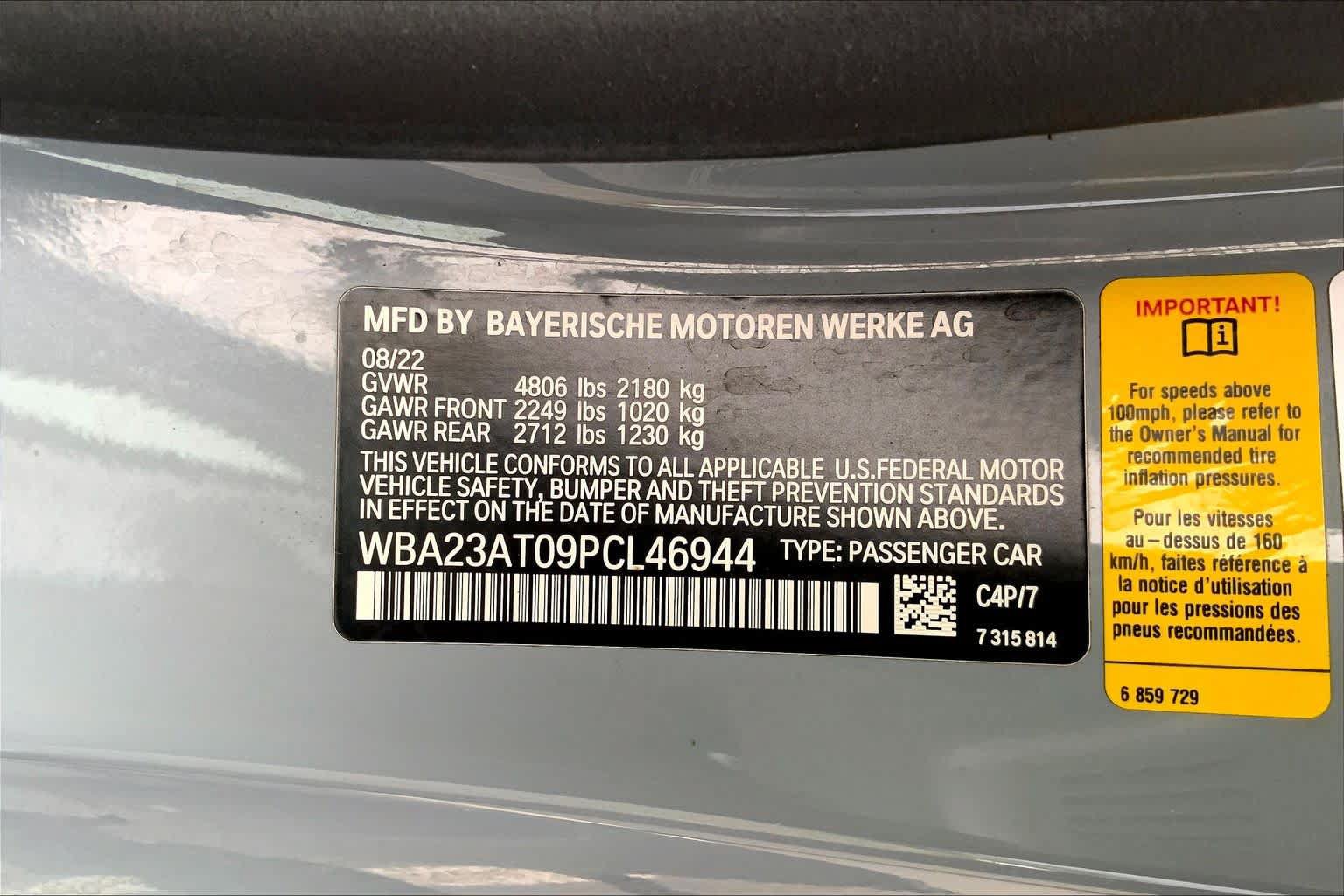 Used 2023 BMW 430i Convertible w/ M Sport Package RWD image 19