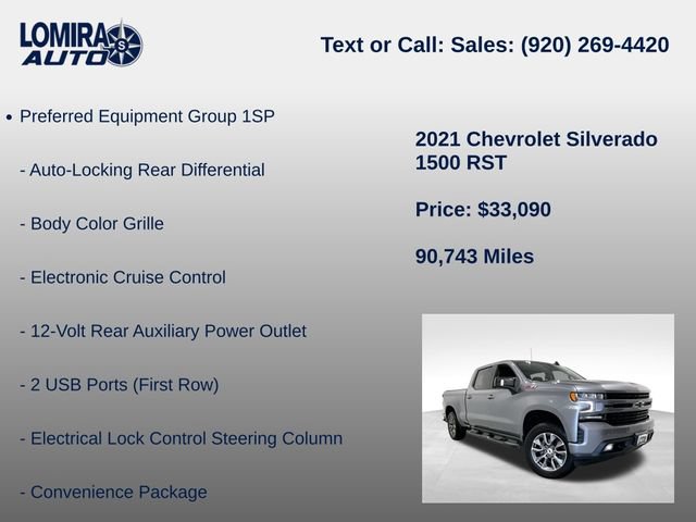 Used 2021 Chevrolet Silverado 1500 RST w/ All Star Edition Plus AWD/4WD image 21