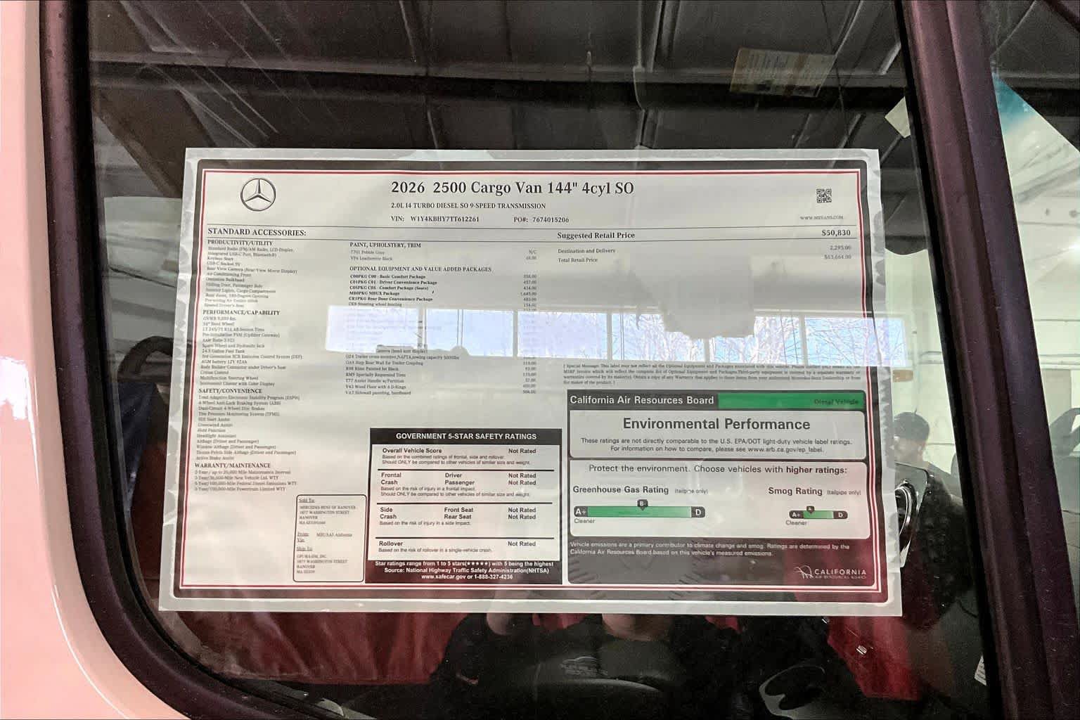 New 2026 Mercedes-Benz Sprinter 2500 image 18
