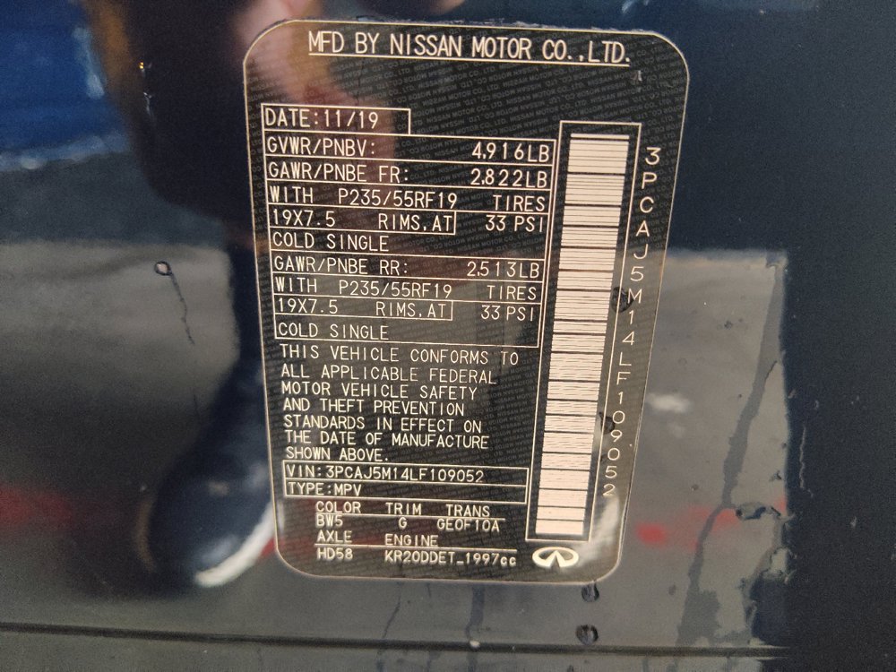 Used 2020 INFINITI QX50 Luxe FWD image 33