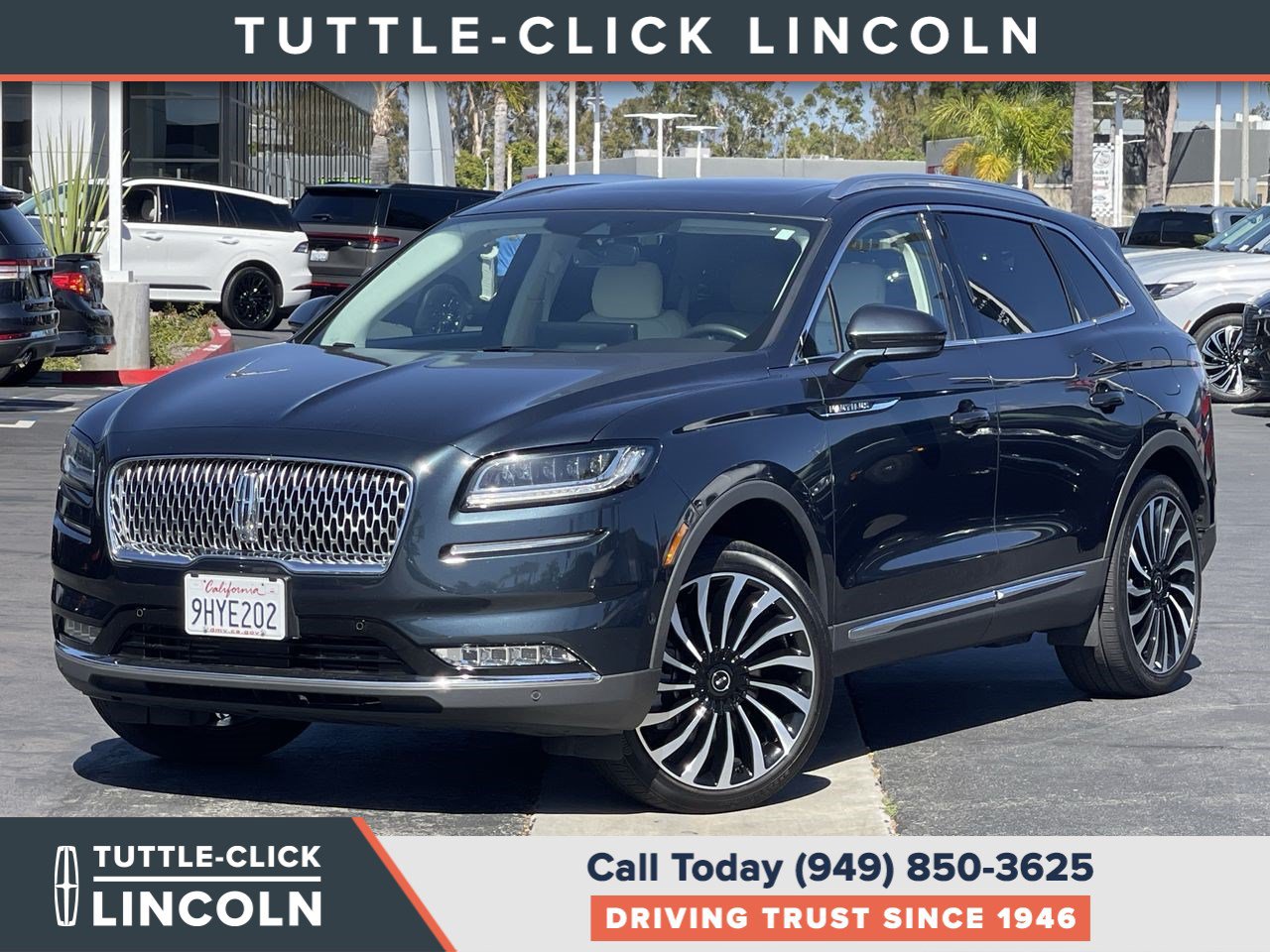Certified 2023 Lincoln Nautilus Black Label w/ Class II Trailer Tow Package