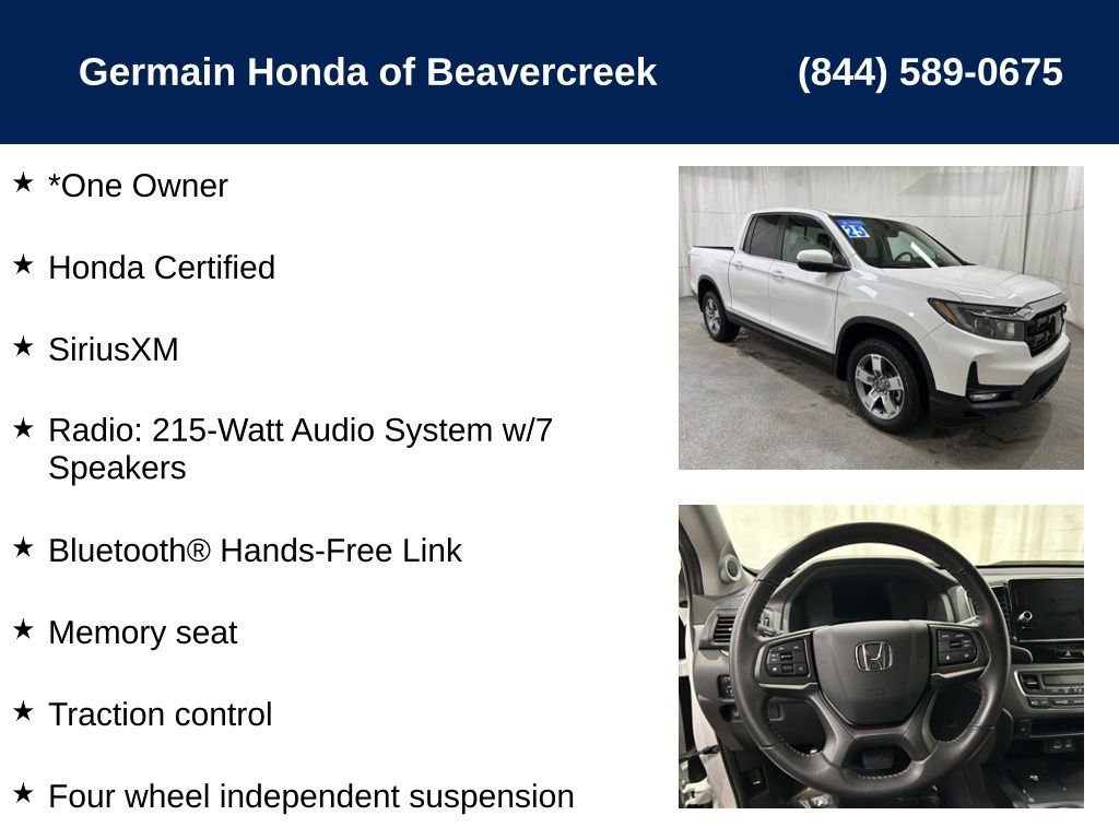 Used 2025 Honda Ridgeline RTL image 5