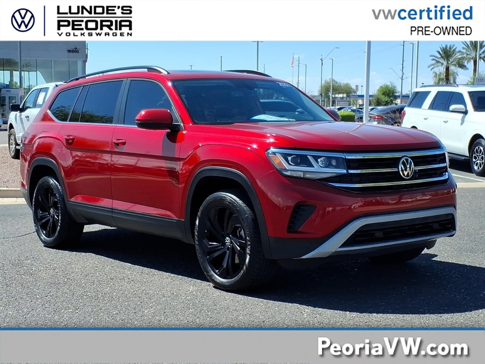 Certified 2022 Volkswagen Atlas SE w/ Panoramic Sunroof Package FWD image 1