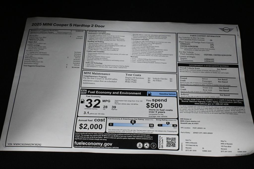 Used 2025 MINI Cooper S image 34