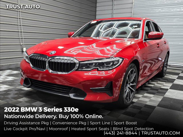 Used 2022 BMW 330e w/ Driving Assistance Package RWD image 1