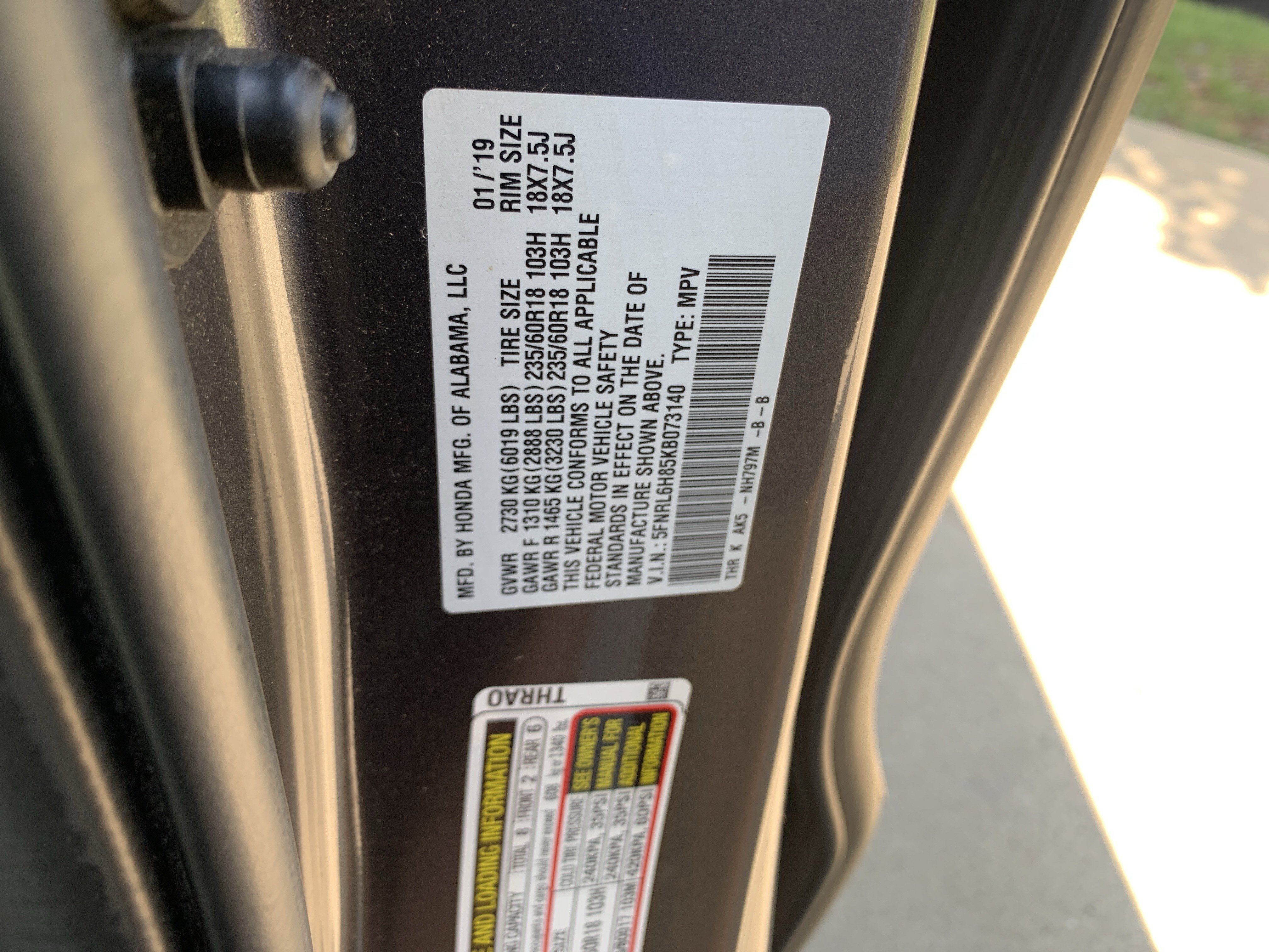 Used 2019 Honda Odyssey Touring image 35