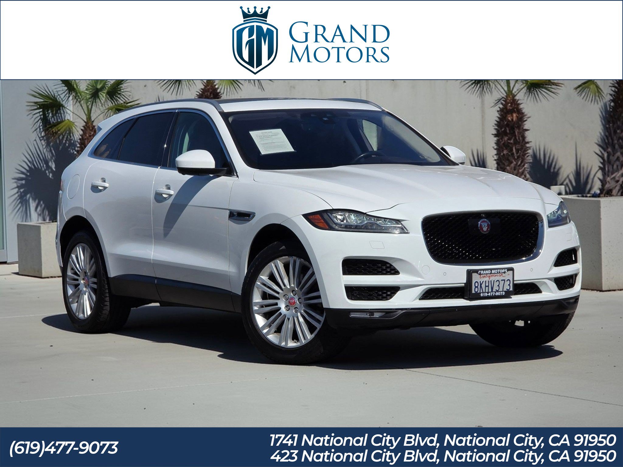 Used 2019 Jaguar F-PACE Portfolio image 1