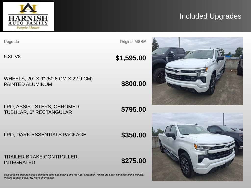 Used 2023 Chevrolet Silverado 1500 RST w/ LPO, Dark Essentials Package AWD/4WD image 4