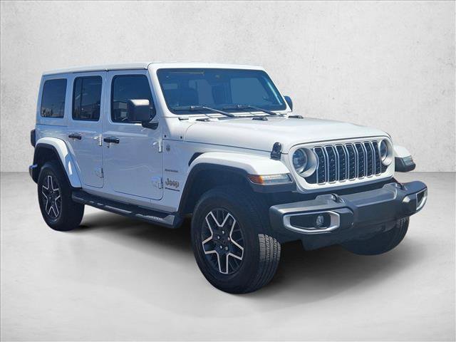 Used 2024 Jeep Wrangler Unlimited Sahara w/ Technology Group AWD/4WD image 3