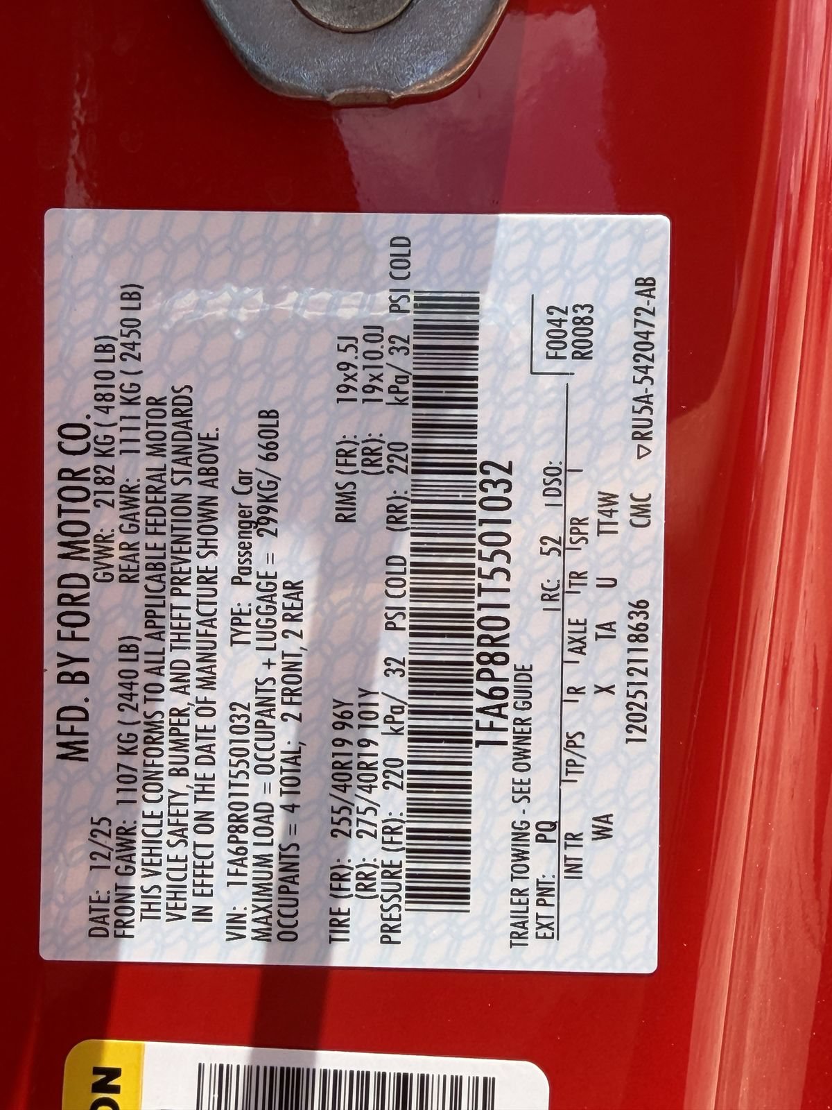 Used 2026 Ford Mustang Dark Horse RWD image 32