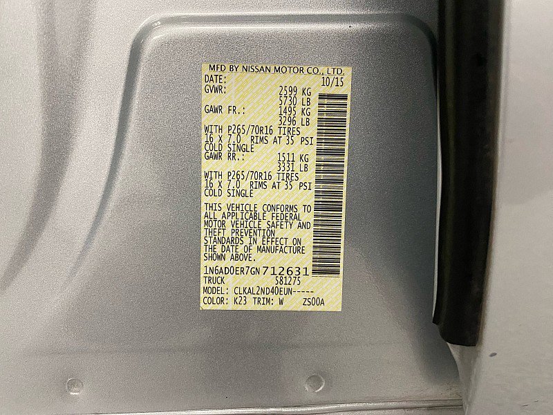 Used 2016 Nissan Frontier SV image 25