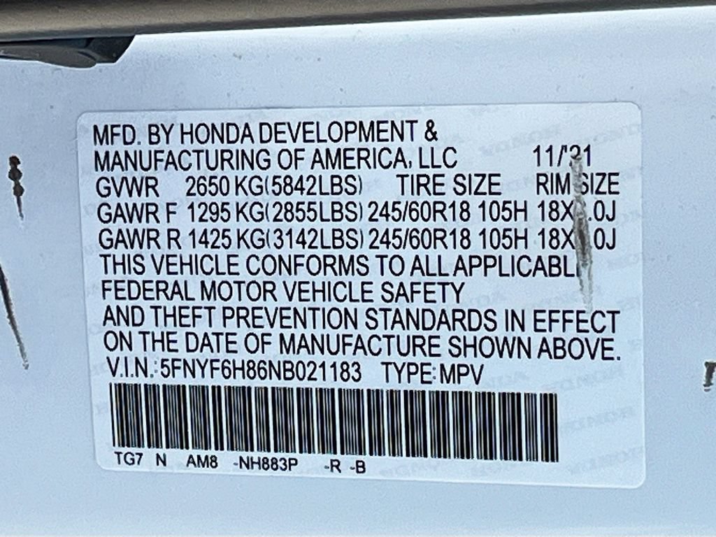 Used 2022 Honda Pilot TrailSport image 34