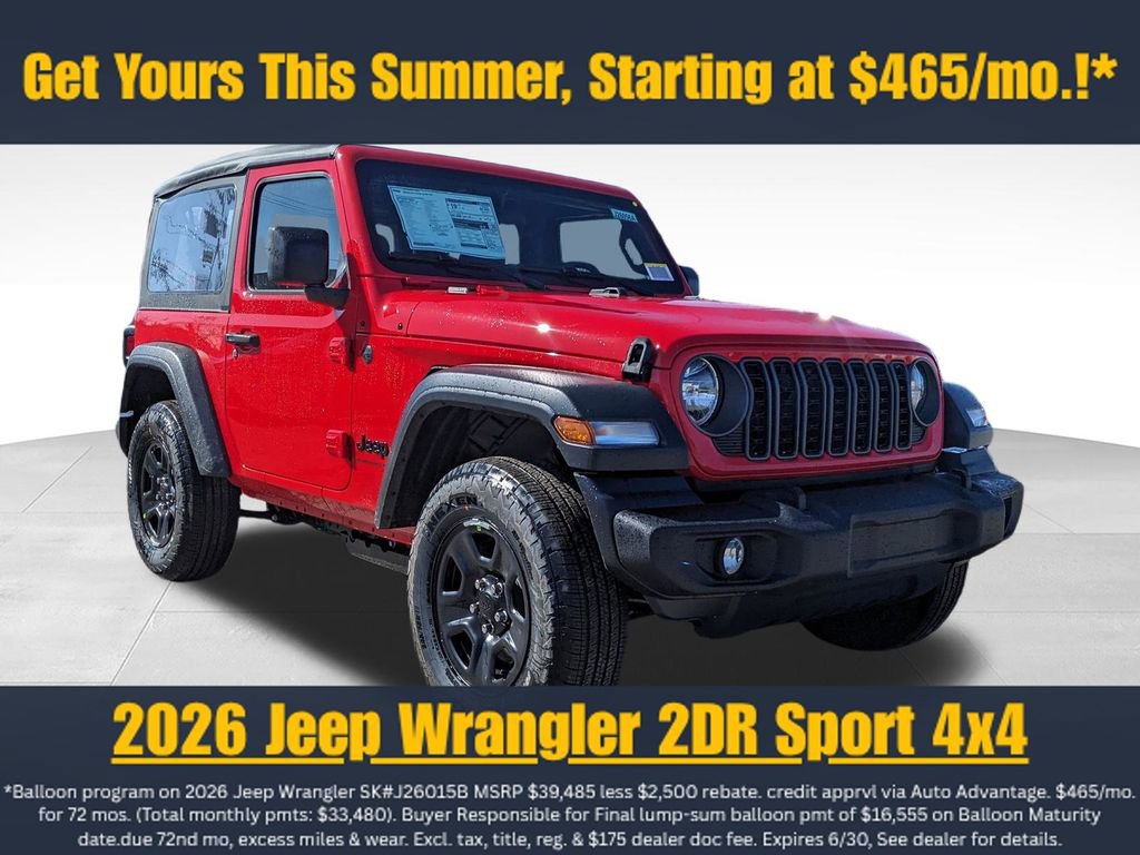 New 2026 Jeep Wrangler Sport AWD/4WD image 1
