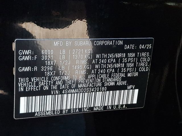 Certified 2025 Subaru Ascent Premium image 27