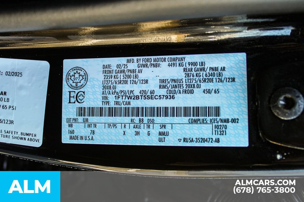 Used 2025 Ford F250 Platinum AWD/4WD image 43