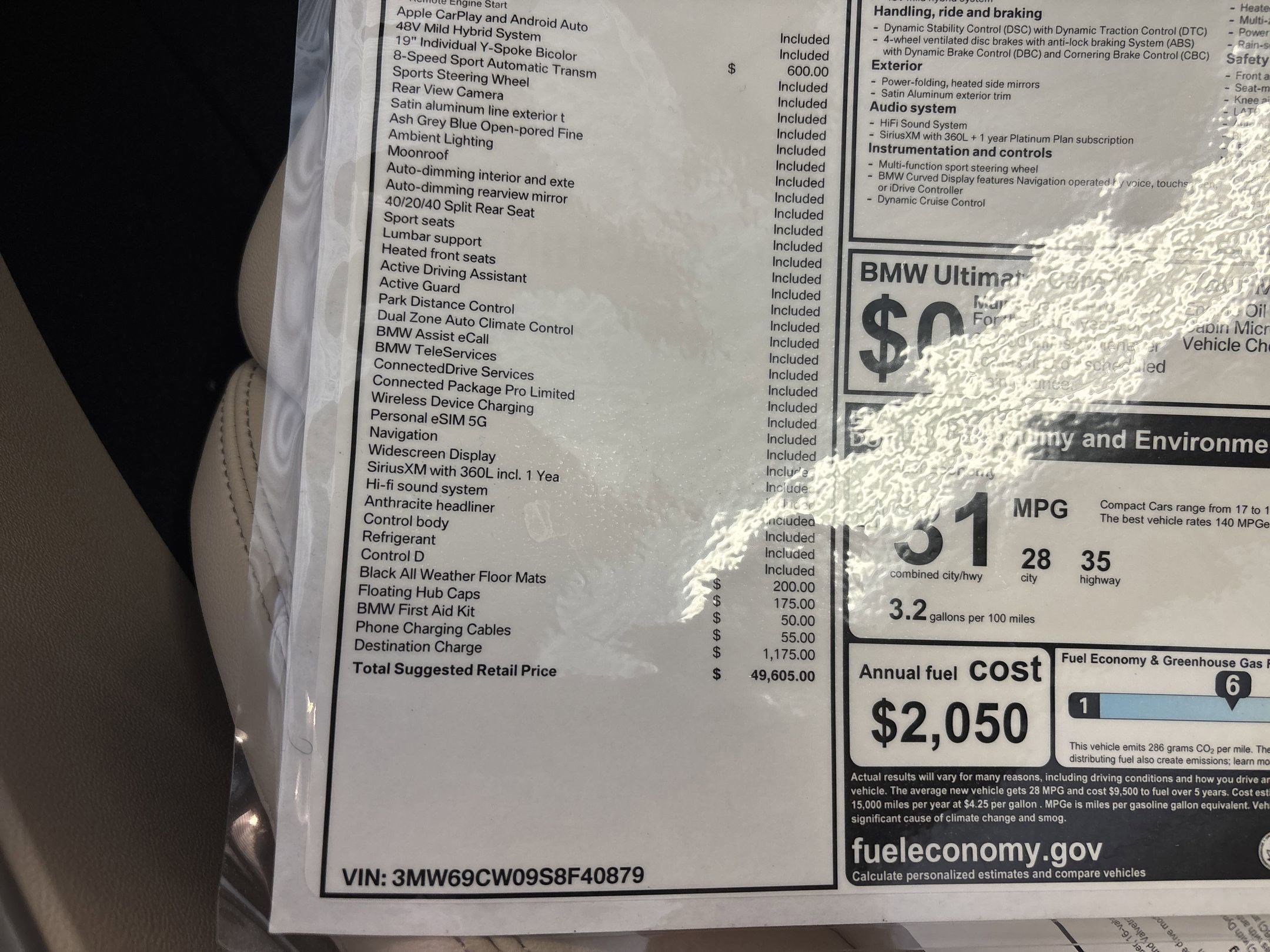 Used 2025 BMW 330i Sedan w/ Convenience Package image 36