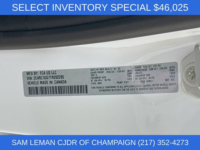 New 2026 Chrysler Pacifica Limited w/ S Appearance Package image 33