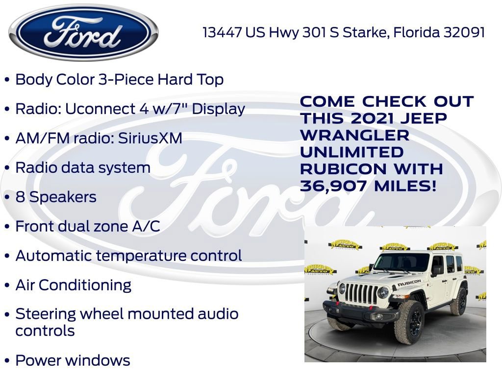 Used 2021 Jeep Wrangler Unlimited Rubicon image 15