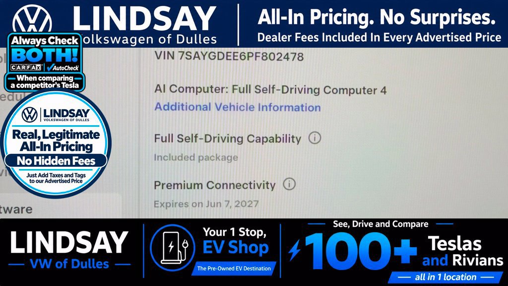 Used 2023 Tesla Model Y Long Range AWD/4WD image 1