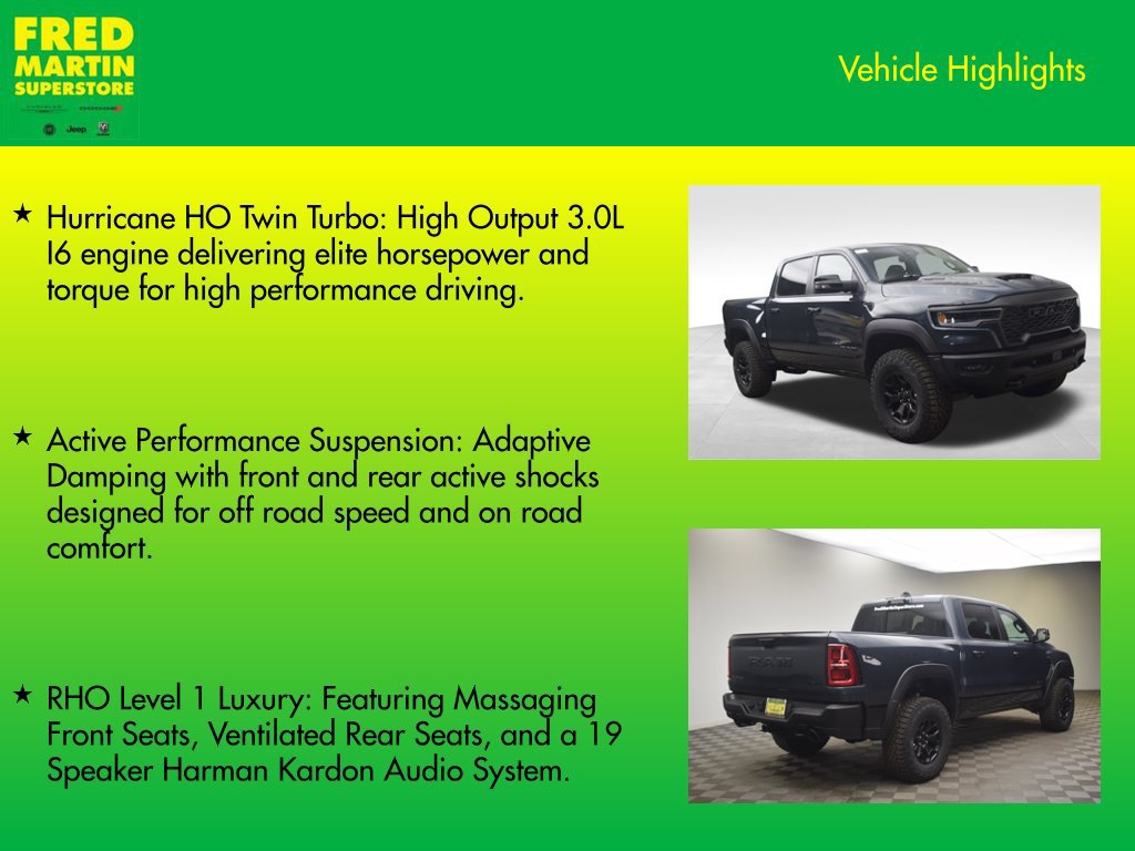 New 2026 RAM 1500 RHO w/ RHO Level 1 Equipment Group AWD/4WD image 15