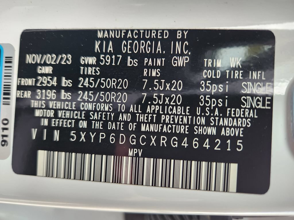 Certified 2024 Kia Telluride S w/ S Sunroof Package AWD/4WD image 32