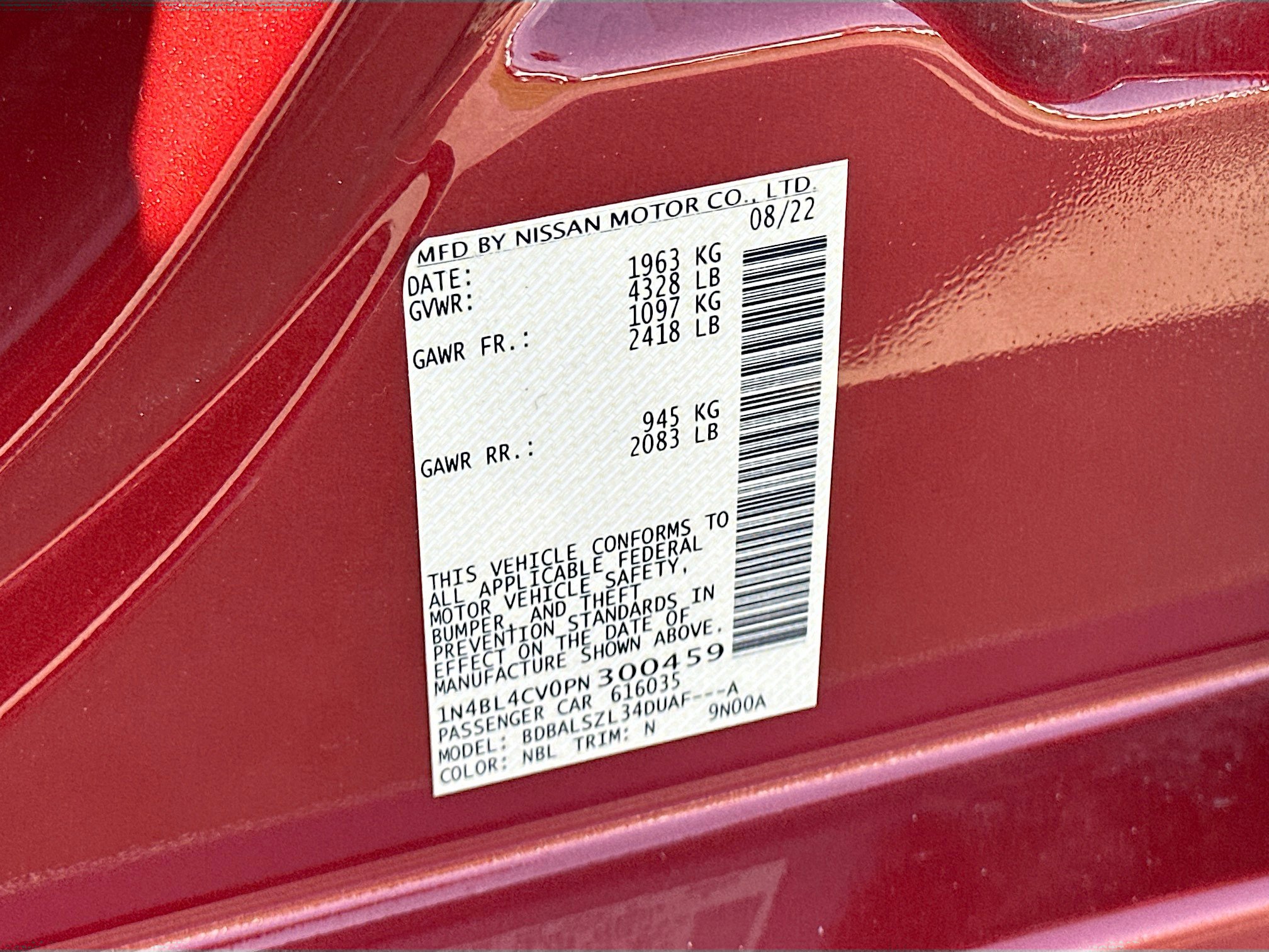 Used 2023 Nissan Altima 2.5 SR w/ SR Premium Package image 30